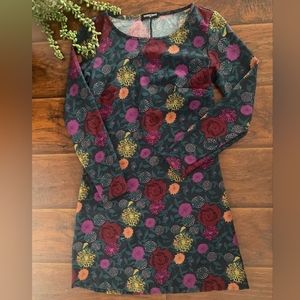 Long sleeve floral dress